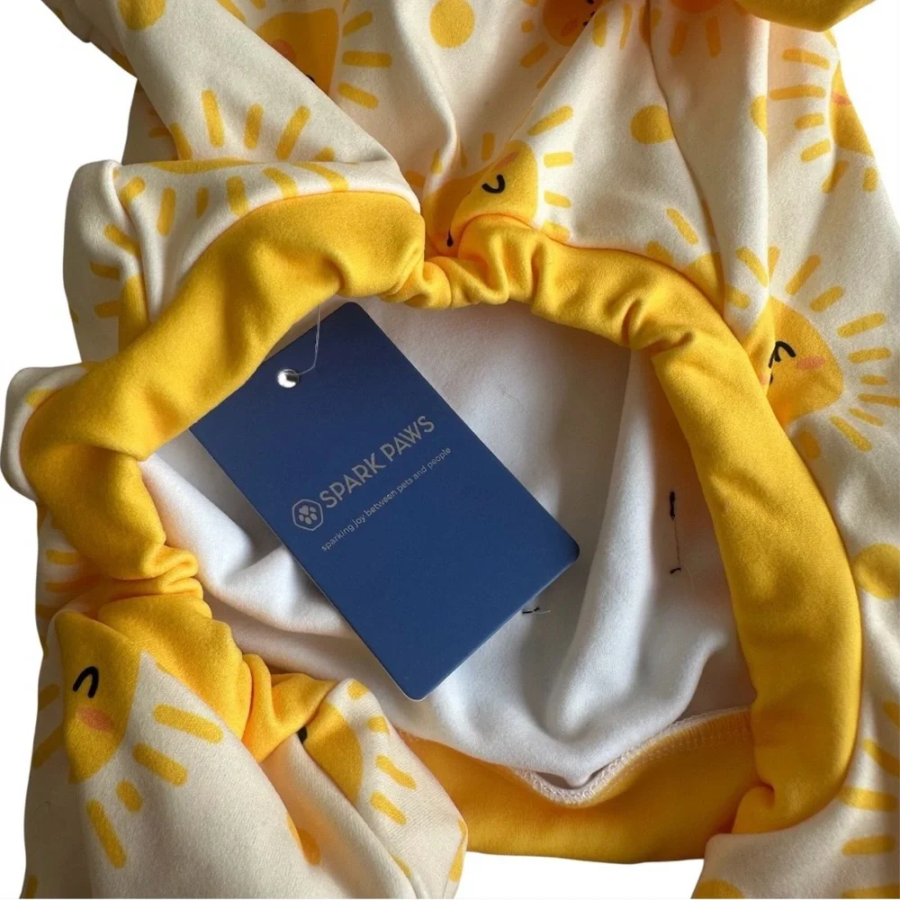Spark‎ paws dog pajama -sunshine xl NWT